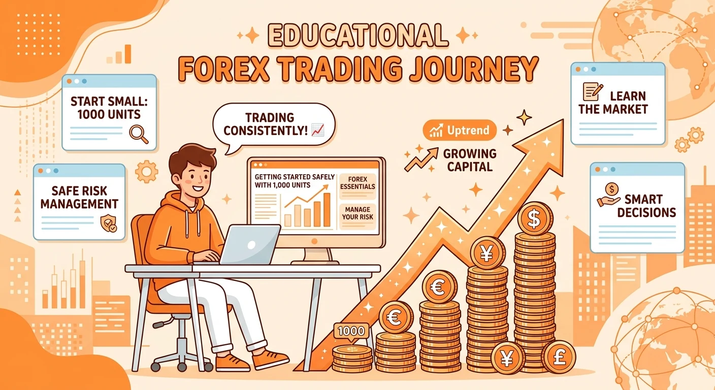 1000通貨（少額）からFXを始めるメリット！数千円からリスクを抑えて練習しよう