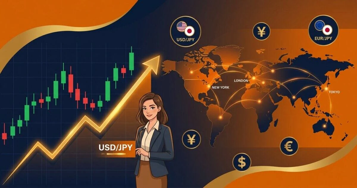 FXとは何かをイメージしたプロフェッショナルな金融ヘッダー画像